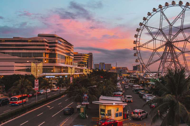 Hoàng hôn vịnh Manila